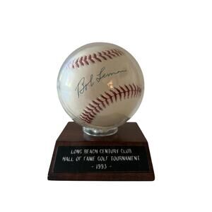 Bob Lemon Autograph Official Approved Major League Performance Signed Baseball